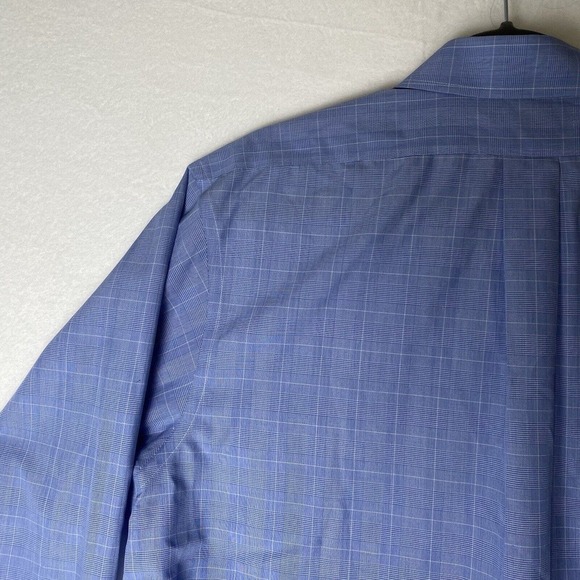Brooks Brothers 1818 Mens Regent Fit Non Iron Dress Shirt Size 17 2/3 Blue EUC - Picture 11 of 16
